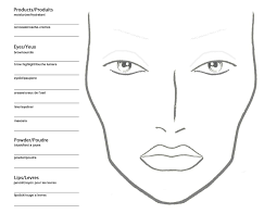 Makeup Face Chart Paper Saubhaya Makeup