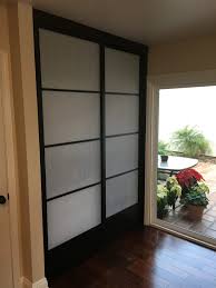 shoji sliding closet doors interior