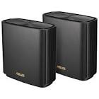 ZenWifi Wireless Wi-Fi 6 Tri-Band Router (XT8) - 2 Pack - Charcoal Asus