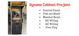 an arcade from an empty dynamo cabinet
