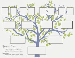 Downloadable Family Tree 5 Generation Family Tree Template New Free