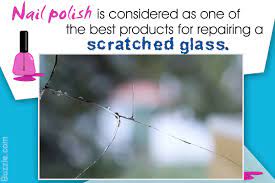 how to repair scratched glass using