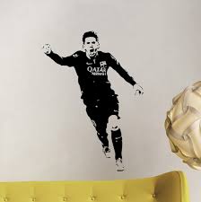 Messi Wall Decal Soccer Poster Sport