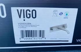 1 Pack Vigo Vg0502bn Wall Mount Vessel
