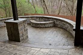 stamped concrete or pavers why not both