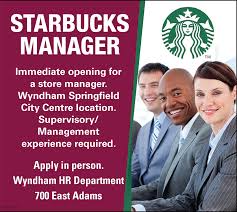 Sjr Jobs Starbucks Manager