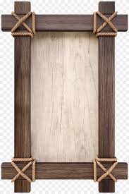 empty wooden picture frame on