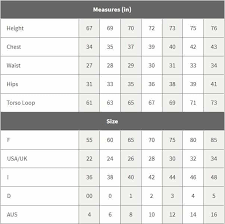 Arena Womens Swimsuit Size Chart Blog Eryna