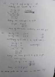 2x 3y 1 Ii Maths Linear Equations
