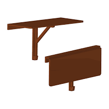 wall mounted drop leaf folding table