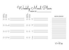 Cc Weekly Meal Planner Bundle Printable And Editable Pdf Versions