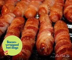 Bacon Wrapped Hot Dogs » Low Carb Zen
