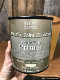 How To Paint Furniture With Modern Masters Metallic Paint