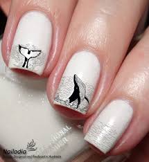 whale lover nail art decal sticker