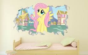 My Little Pony Fluttershy Custom Wall