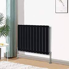 NRG Modern Horizontal Flat Panel radiators | Black 600 x 748 mm Single  Column Designer Bathroom Radiator Heater : Amazon.co.uk: DIY & Tools