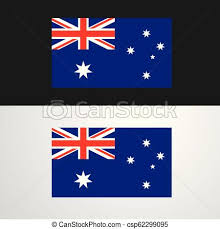 Флаг австралии это прямоугольное полотно, соотношение между сторонами которого составляет 2:1. Banner Flag Avstraliya Dizajn Canstock