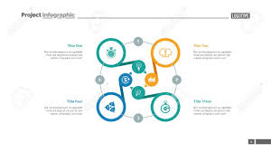 Four Options Process Chart Slide Template Business Data Option