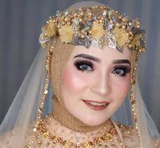 10 model make up pengantin hijab simple
