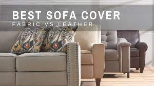 sofa leather vs fabric