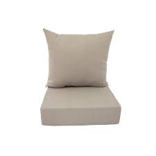 deep seat patio chair cushion beige