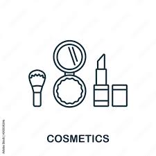 cosmetics icon from makeup and beauty