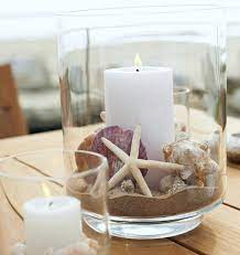 Pillar Candle Holder Ideas With A Beach