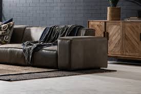 Jagger Leather Modular 4 Seater Couch