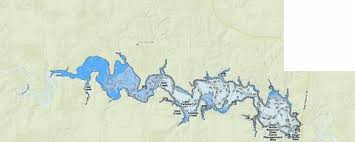 Heart Butte Reservoir Lake Tschida Fishing Map
