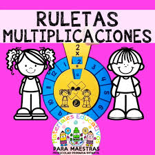 Ruletas de Tablas de Multiplicación | Materiales Educativos para Maestras