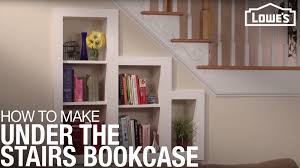 Sleek profile maximizes space between shelves, minimizes obstruction; Hidden Storage Under Stairs