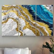 abstract contemporary marble wall art