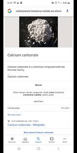 calcium carbonate marble and limestone