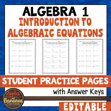 Introduction To Algebraic Equations