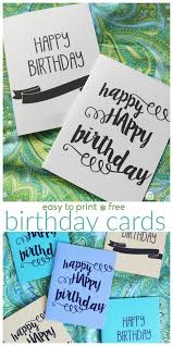Printable Birthday Cards Free Printable Birthday Cards