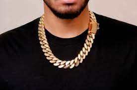 20mm miami cuban 14k solid gold chain