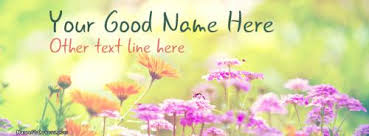 Rainy day quote facebook cover for timeline. Beautiful Spring Fb Cover With Name