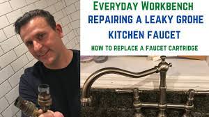 how to repair a dripping kitchen faucet
