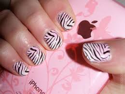how to get zebra print nails every