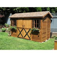 Cedarshed Longhouse 12 Ft X 6 Ft Red