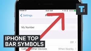 A guide to the most common iphone symbols & their meanings (2019). Iphone Top Bar Symbols What Are They Youtube