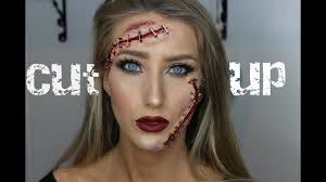 cut up staple face easy sfx halloween