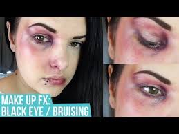 makeup sfx black eye bruising you