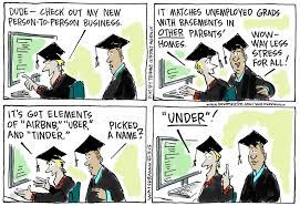 Editorial Cartoon Unemployed Grads