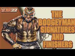 wwe 2k22 the boogeyman signatures and