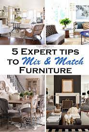 5 expert tips for mixing furniture for