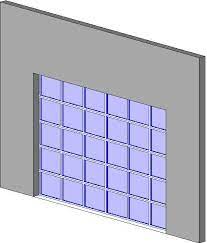 Glass Panel Garage Door
