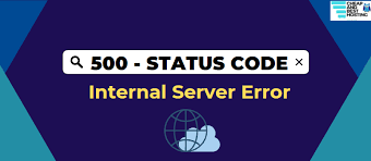 meaning fixing 500 internal server error