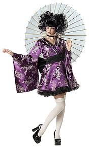 y purple geisha costume in stock