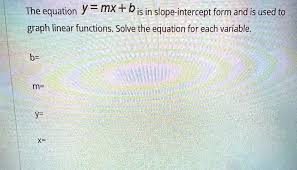 graph linear functions solve